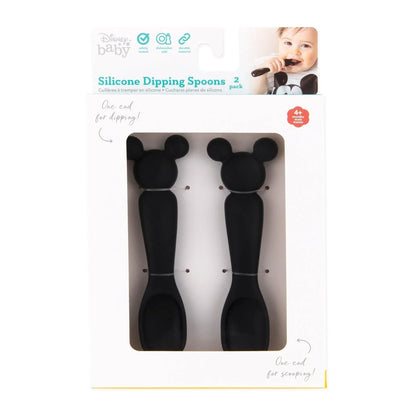 Siliconen lepels: Mickey Mouse (Classic Black)