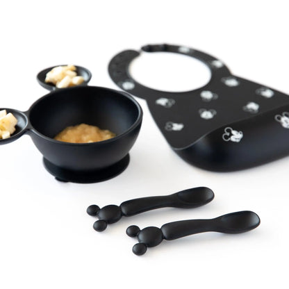 Siliconen lepels: Mickey Mouse (Classic Black)