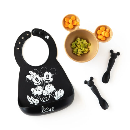 Siliconen lepels: Mickey Mouse (Classic Black)