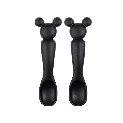 Siliconen lepels: Mickey Mouse (Classic Black)