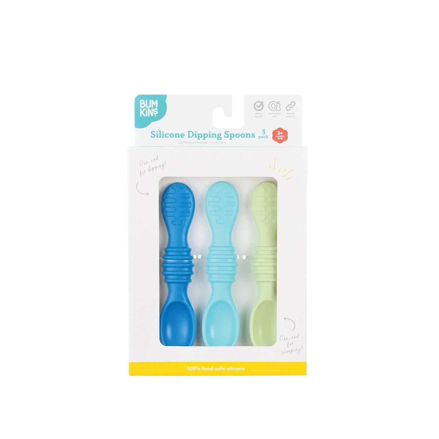 Siliconen diplepels 3-pack: Gumdrop