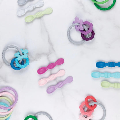 Siliconen diplepels 3-pack: Lollipop