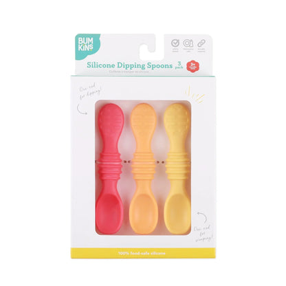Siliconen dompellepels, 3 stuks: Tutti-Frutti