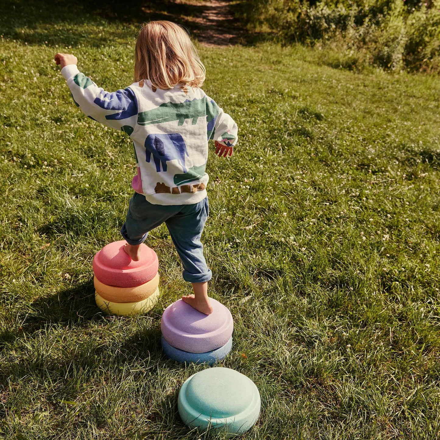 Stapstenen set van 6 - Pastel