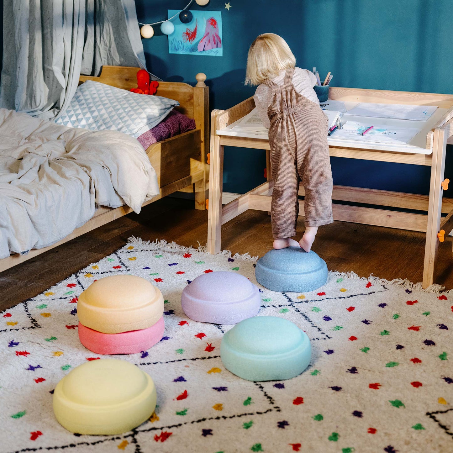 Stapstenen set van 6 - Pastel