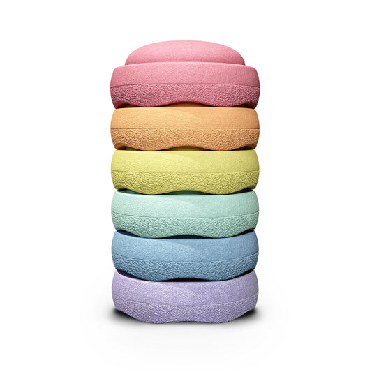 Stapelstein Stepping Stones Set of 6 - Pastel