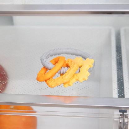 Siliconen bijtringetjes: Oranje