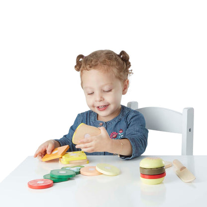 Sandwich Making Set - Wooden Play Food