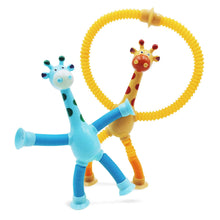 StretchyGiraffes -  Teleskop-Saugnapf Giraffe Spielzeug