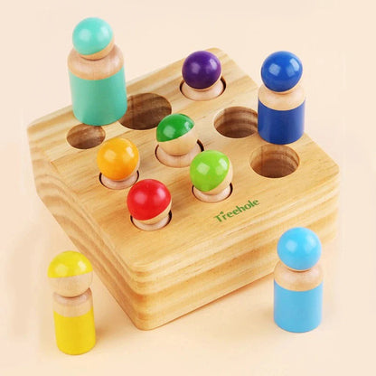ForestSort – Holzsortier- und Entdeckungsspielzeug für Kinder ab 3 Jahren – Fördert Feinmotorik und fantasievolles Spielen
