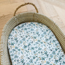 Basket Changing Mat - Blue Blossom