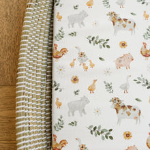Basket Changing Mat - Farmyard Animals