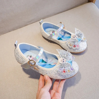 Prinses Elsa glanzende strikschoenen
