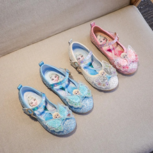 Prinses Elsa glanzende strikschoenen