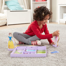 Belle en Sneeuwwitje Houten Magnetische Aankleedpop