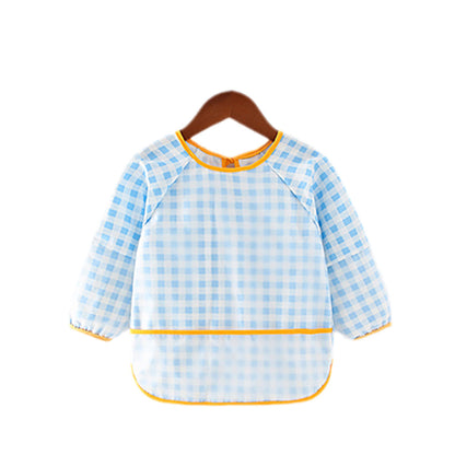 Baby schort met lange mouwen en smokwerk, Woodlands