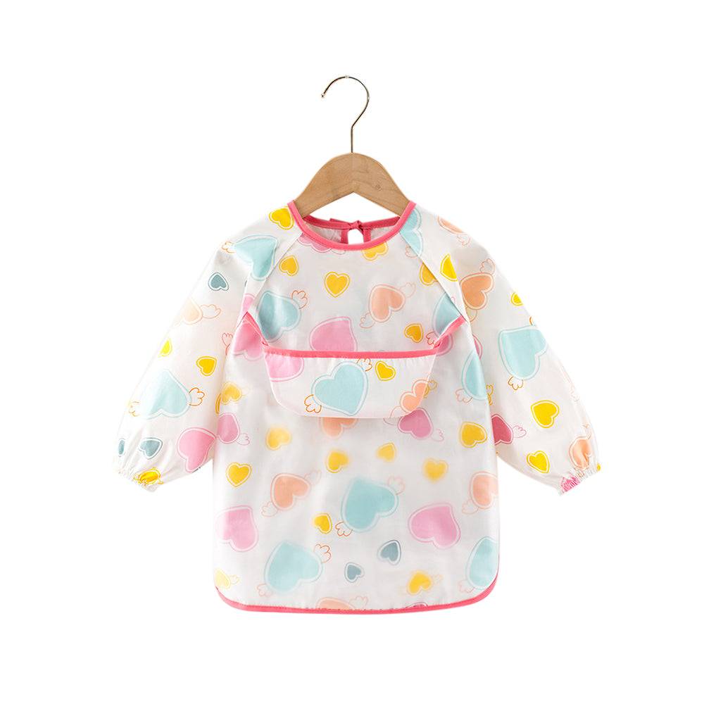 Baby schort met lange mouwen en smokwerk, Woodlands