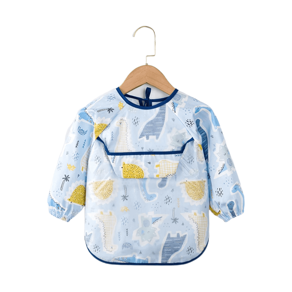 Baby schort met lange mouwen en smokwerk, Woodlands