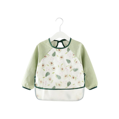 Baby schort met lange mouwen en smokwerk, Woodlands