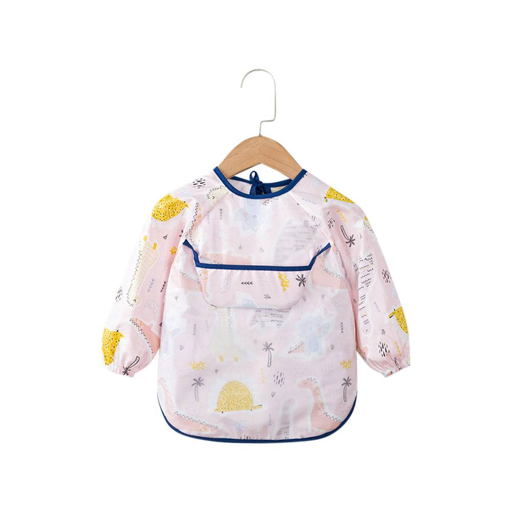 Baby schort met lange mouwen en smokwerk, Woodlands