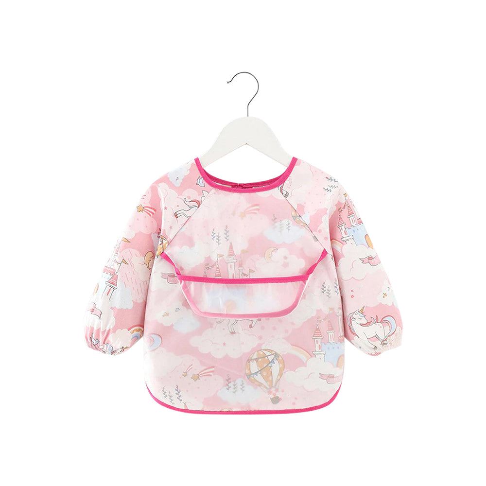 Baby schort met lange mouwen en smokwerk, Woodlands