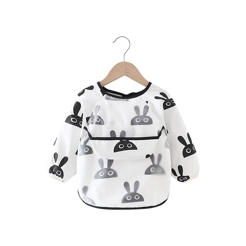 Baby schort met lange mouwen en smokwerk, Woodlands