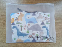 Baby schort met lange mouwen, schort, slabbetje, dinosaurus en vrienden