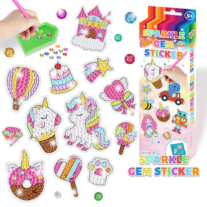 SparkleCraft - DIY Cartoon-Diamant-Malerei für Kinder