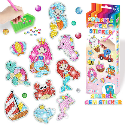 SparkleCraft - DIY Cartoon-Diamant-Malerei für Kinder