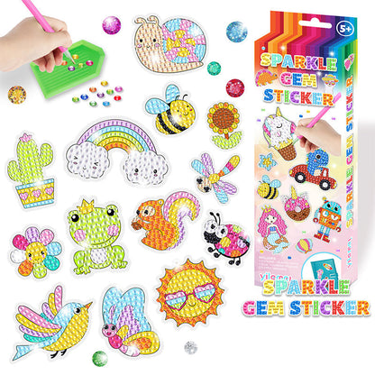 SparkleCraft - DIY Cartoon-Diamant-Malerei für Kinder
