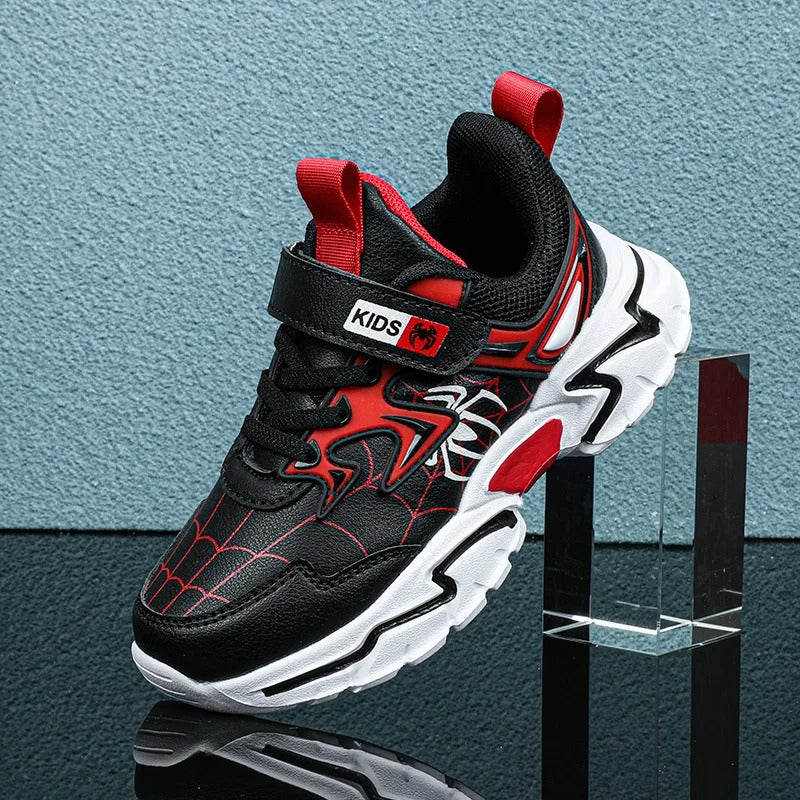 Hardloopschoenen met spinnenprint