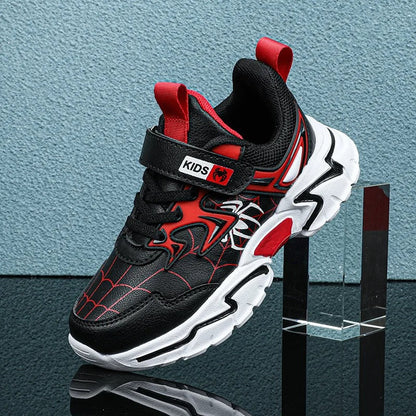 Hardloopschoenen met spinnenprint