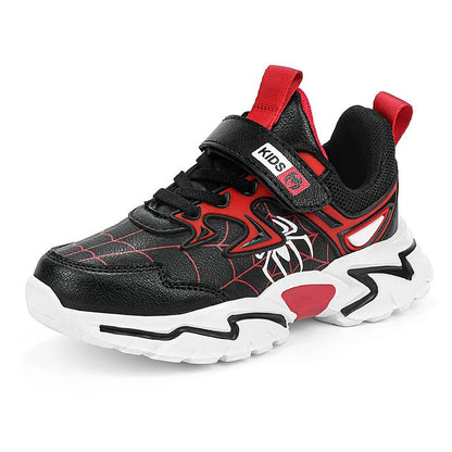 Hardloopschoenen met spinnenprint