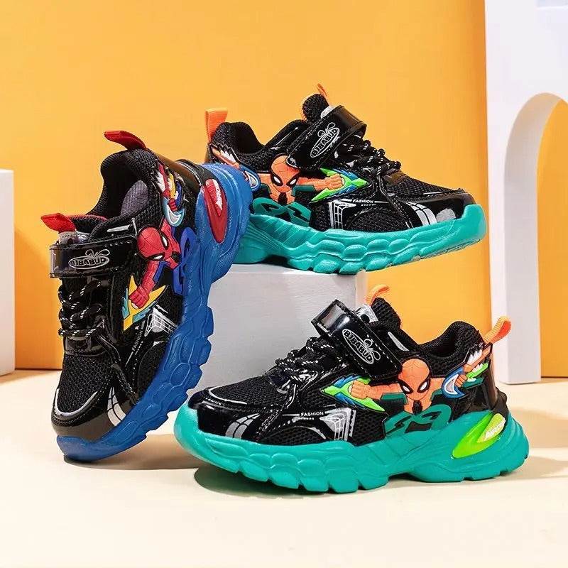 Spiderman geïnspireerde kinderschoenen