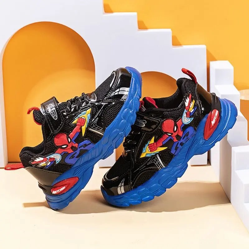 Spiderman geïnspireerde kinderschoenen
