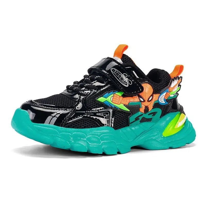 Spiderman geïnspireerde kinderschoenen