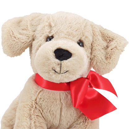 Zonnig geel labrador puppy knuffeldier