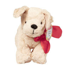 Zonnig geel labrador puppy knuffeldier