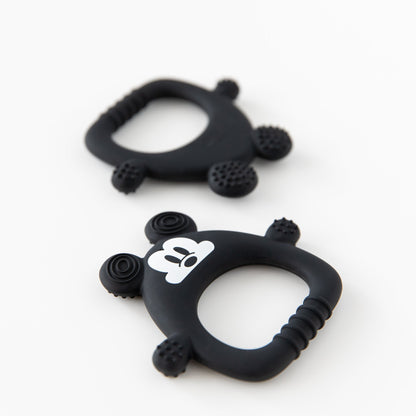 Siliconen platte bijtring: Mickey Mouse