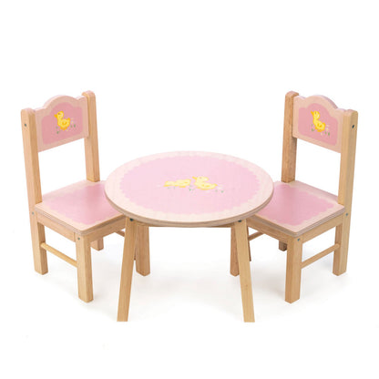 Tafel en stoelen