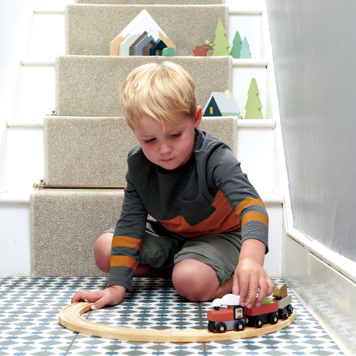 Leaf Toys Treetops Treinset