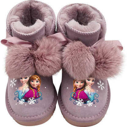 Frozen Sisters Enchanted Bow Boots