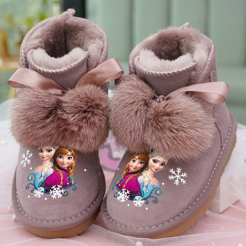 Frozen Sisters Enchanted Bow Boots
