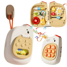 TouchTote - Tragbares Sensorisches Lernbrett für Babys ab 6 Monaten | Texturen, Klänge & Tastsinn