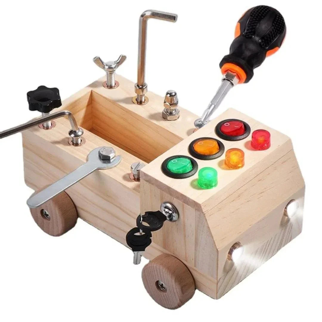 TruckNest – Montessori Holz-Bau- & Fahrspielzeug Ab 4 Jahren
