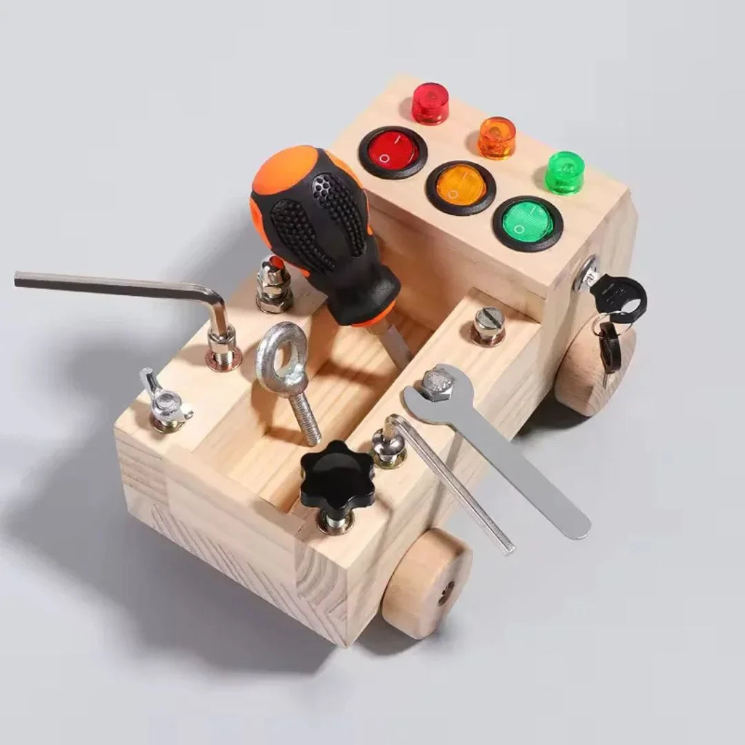 TruckNest – Montessori Holz-Bau- & Fahrspielzeug Ab 4 Jahren