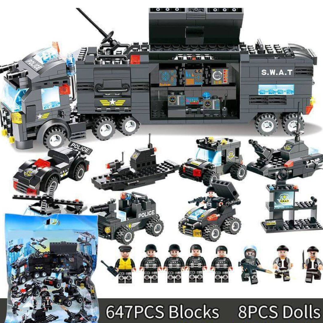 SWATBlocks – Hochwertiges Bauspielzeug für Jungen, Kleinkinder und Kinder (Kostenloser Versand)