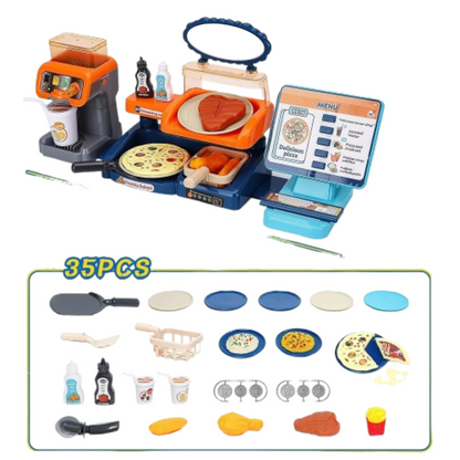 SliceSkills - Lernspielzeug Pizzaladen