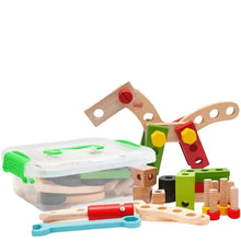 CraftietNest – Werkzeugkasten aus Holz für Kinder ab 3+ – Fördert Kreativität und Feinmotorik