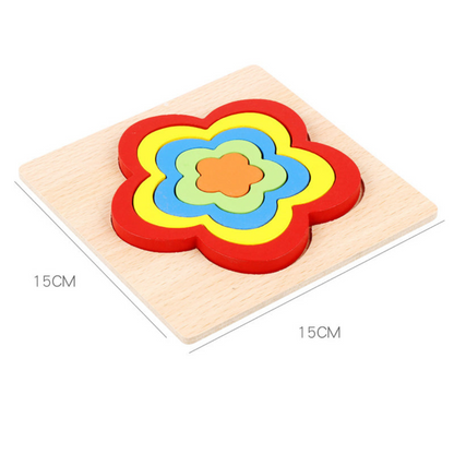 ShapeSort - Holz Montessori Puzzle-Spiel